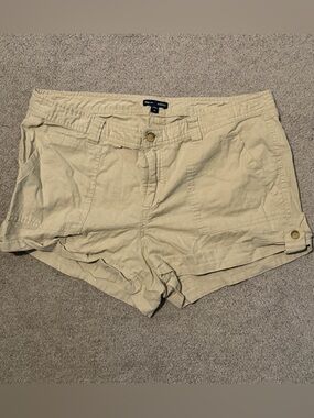 Gap Women’s Cotton/Linen Blend Shorts - Tan - Size 16